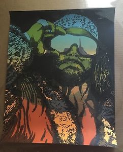 242x300 Macho Man Randy Savage Test Print Nakatomi Approx.16 X 20 Inch - Macho Man Randy Savage Painting
