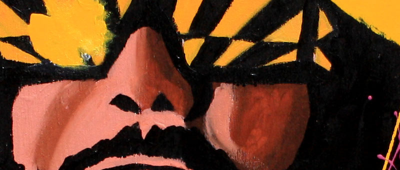 800x340 The Macho Man Randy Savage - Macho Man Randy Savage Painting