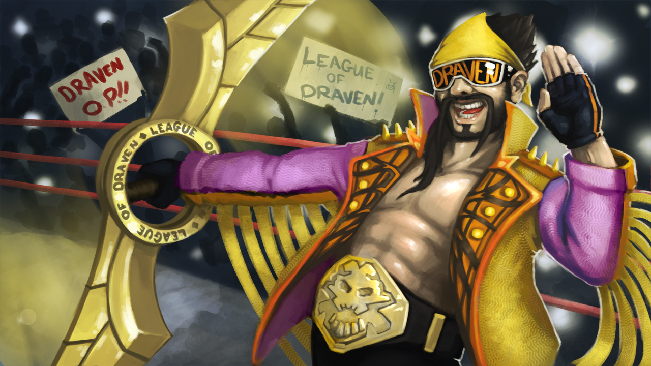 1280x720 Macho Man Draven - Macho Man Randy Savage Painting