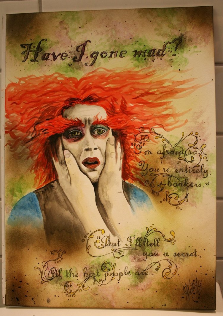 752x1063 Mad Hatter - Mad Hatter Painting
