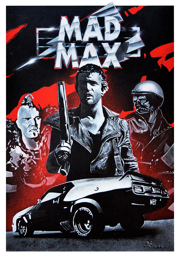 630x900 Mad Max Painting By A Prints - Mad Max Painting