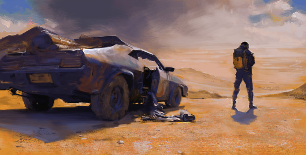 1024x519 Mad Max By Alexey Konev - Mad Max Painting