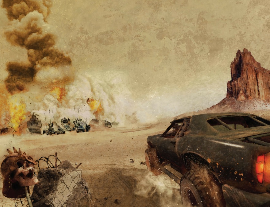 881x678 Monday Art Attack Mad Max Fury Road Inspired Art By John Van - Mad Max Painting