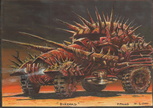 600x424 What A Lovely Day For Some Mad Max Fury Road Concept Art! Thechive - Mad Max Painting