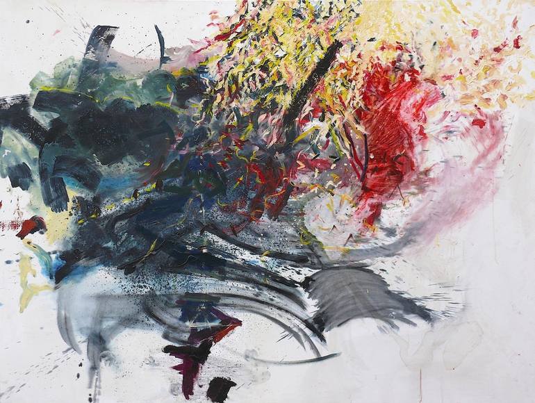 770x580 Saatchi Art Run Mad Painting By Jolanta Gmur - Mad Painting