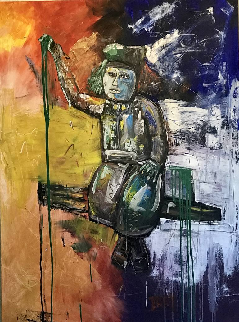 770x1037 Saatchi Art The Mad Dutch Painter Painting By Trey Heatwole - Mad Painting