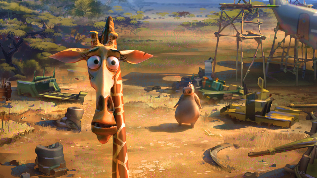 1111x625 Madagascar! By Nathanfowkesart - Madagascar Painting