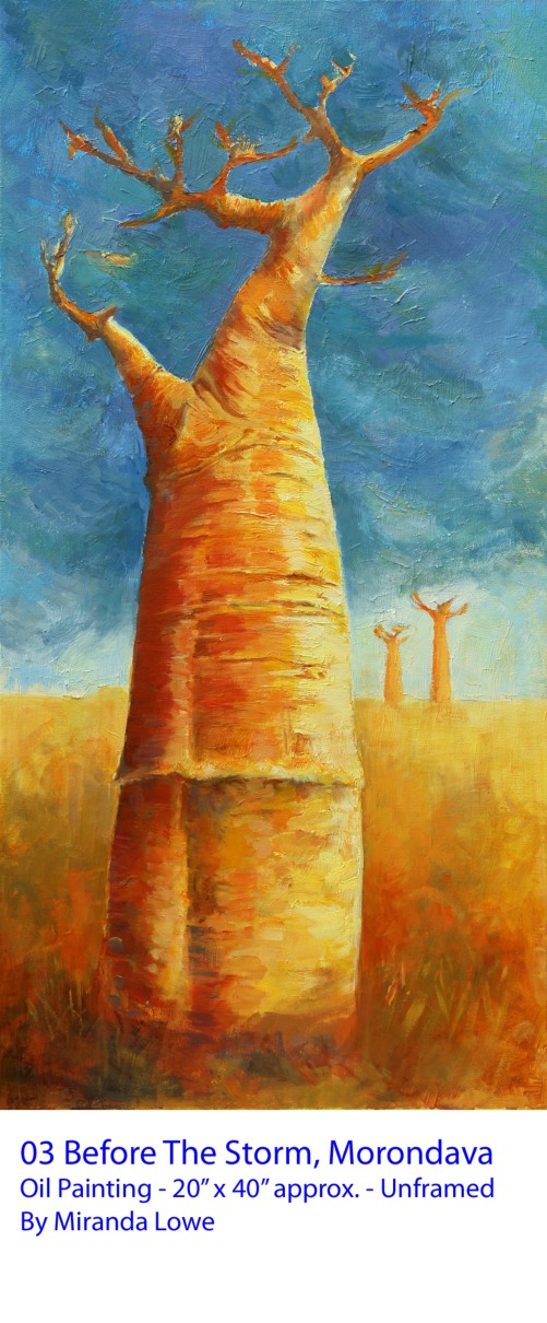 501x1210 Before The Storm - Madagascar Painting