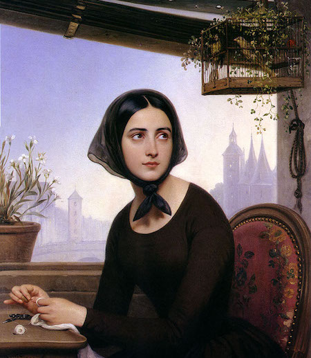 450x517 Gustave Flaubert - Madame Bovary Painting