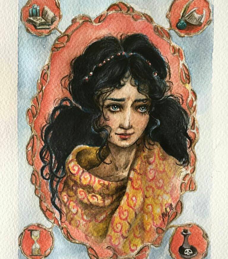 768x870 Noemi Sarzotto Noemi Sarzotto Madame Bovary Painting Chics Type - Madame Bovary Painting