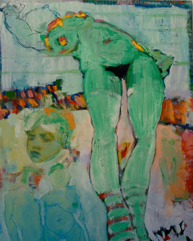 770x963 Saatchi Art Summer 2011b ,,madame Bovary'' Painting By Michael Lentz - Madame Bovary Painting