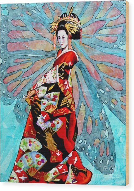 432x618 Madame Butterfly Painting By Gail Zavala - Madame Butterfly Painting