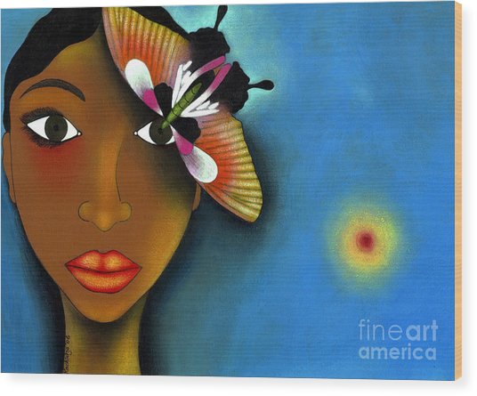 536x445 Madame Butterfly Painting By Mucha Kachidza - Madame Butterfly Painting