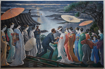 360x235 Profile Of Artist Don Perlis By Raymond J. Steiner In The Jul Aug - Madame Butterfly Painting