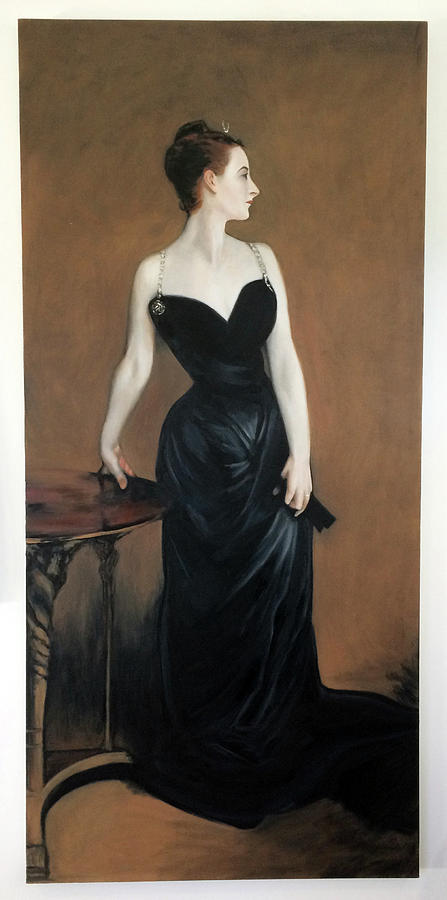 447x900 Madame X Study Painting By C Brian Coulthard - Madame X Painting