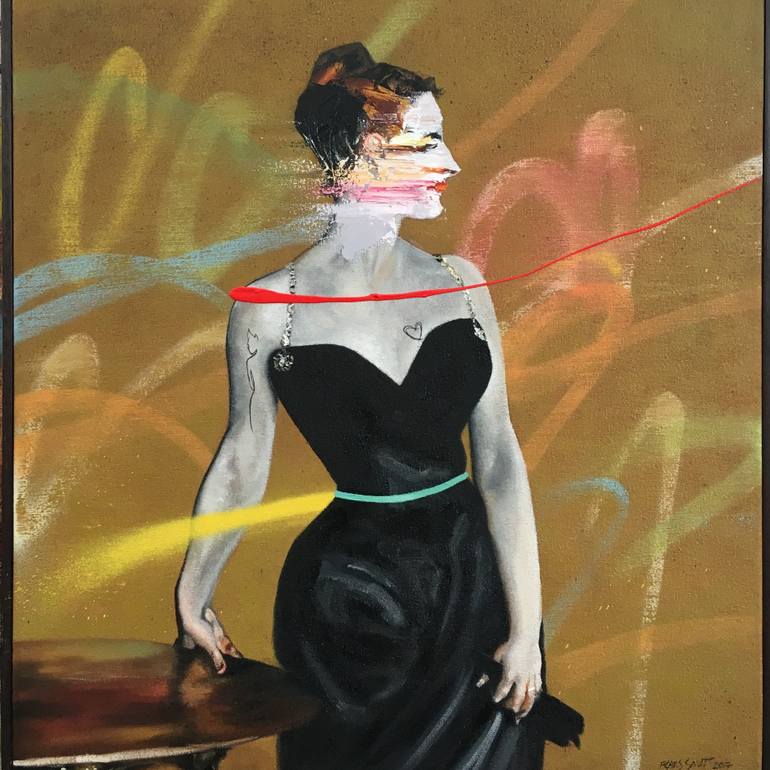 770x770 Saatchi Art After Sargent, Portrait Of Madame X Painting By Frans - Madame X Painting