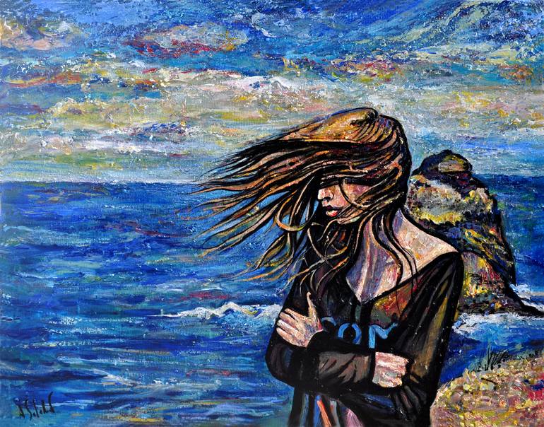770x604 Saatchi Art On The Wind, Madeira Painting By Alex Solodov - Madeira Painting