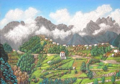 400x280 A Traveller's Gallery The White House By John Rowland Italy - Madeira Painting