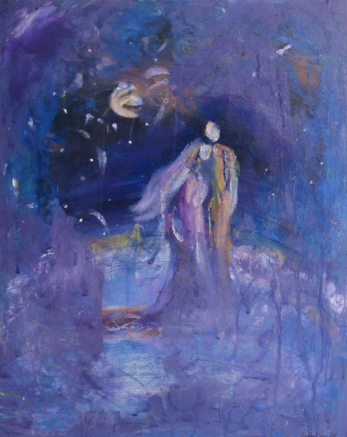 715x900 Madeline And Porphyro Painting By Trenda Berryhill - Madeline Painting