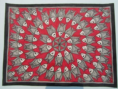 500x375 Madhubani Painting - Madhubani Painting