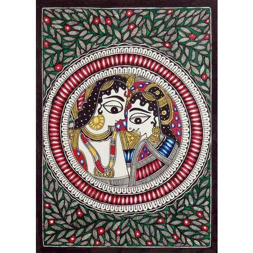 500x500 Acrylic Decorative Madhubani Painting, Rs 6000 Piece, Colorax - Madhubani Painting