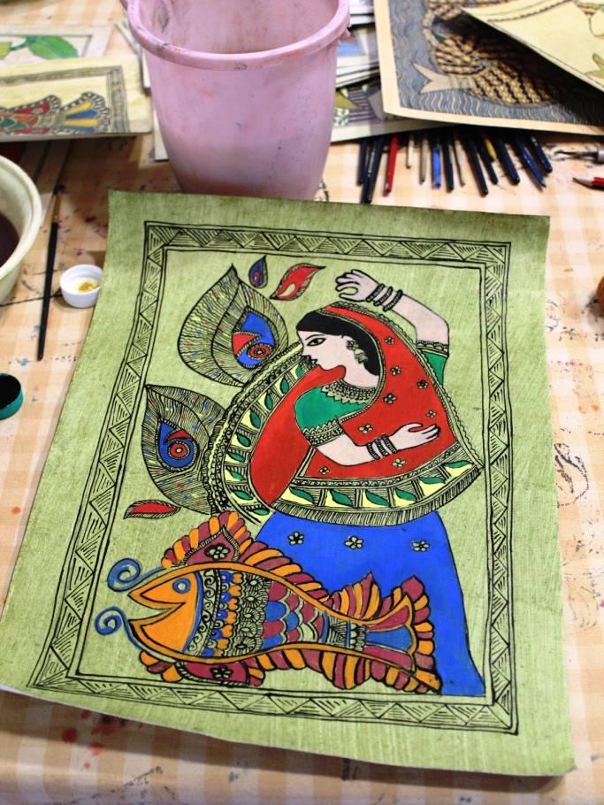 683x910 Madhubani Painting Workshop - Madhubani Painting