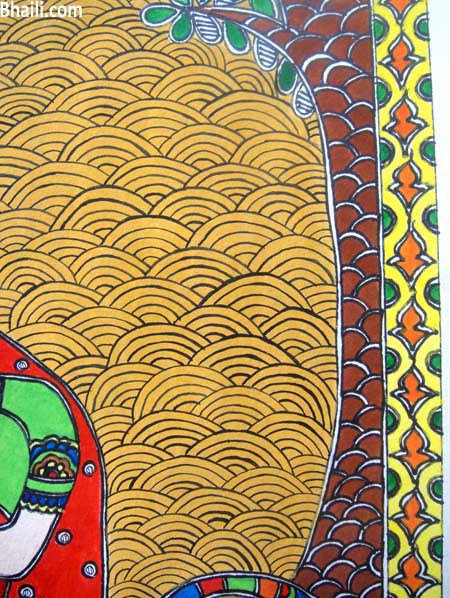 450x598 Madhubani Painting In 6 Easy Steps The Engrave Blog - Madhubani Painting Designs