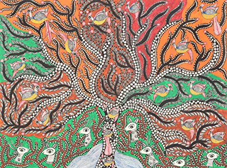 463x342 Tree Of Life - Madhubani Painting Designs