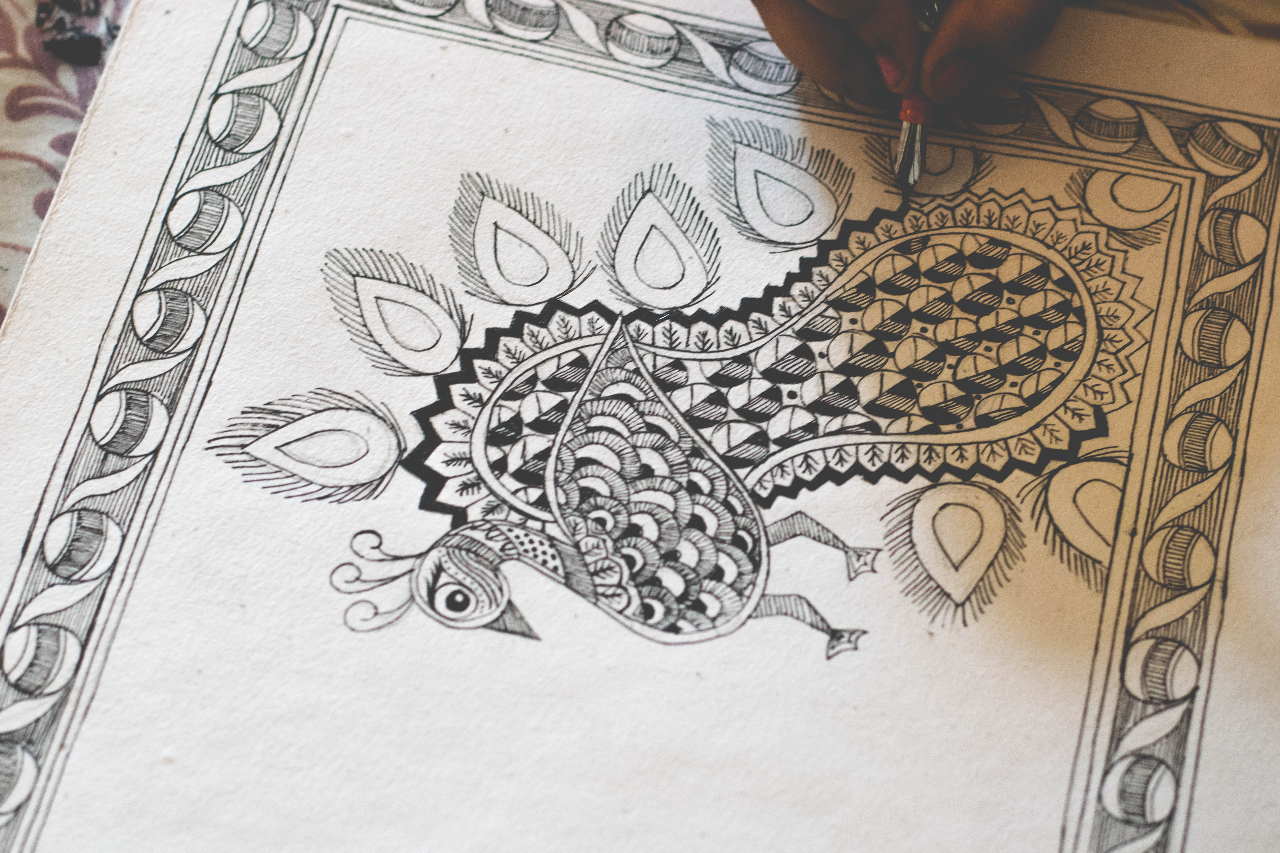 5164x3443 Book Madhubani Painting Hands On Workshop Tickets, New Delhi - Madhubani Painting Designs