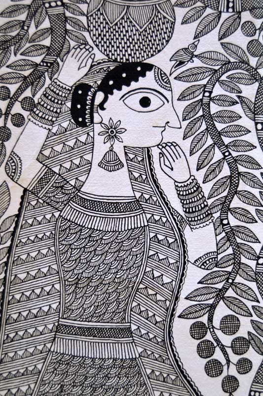 533x800 D'Source Design Gallery On Madhubani Paintings Of Bihar - Madhubani Painting Designs