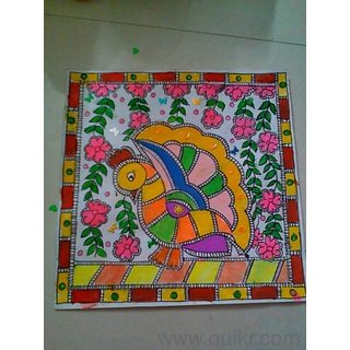 320x320 Buy Colorful Handmade Madhubani Painting Online - Madhubani Painting Images