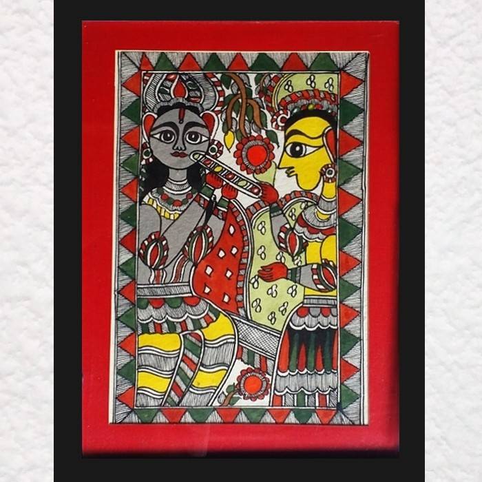 700x700 Buy Madhubani Painting With Frame - Madhubani Painting Images