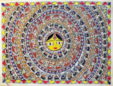394x300 Madhubani Painting Welcome To Art Deal Auction House Online - Madhubani Painting Online