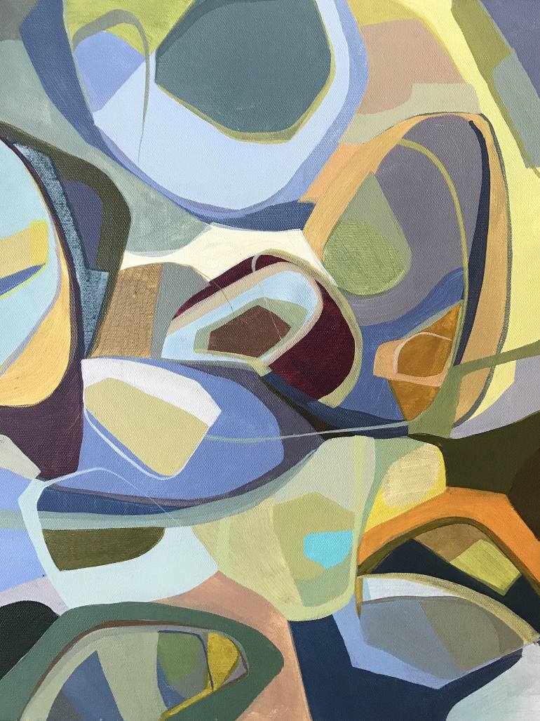 770x1027 Saatchi Art Gold Thoughts Painting By Madison Bloch - Madison Painting