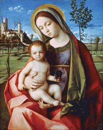 356x450 Madonna Religious Art - Madonna And Child Painting