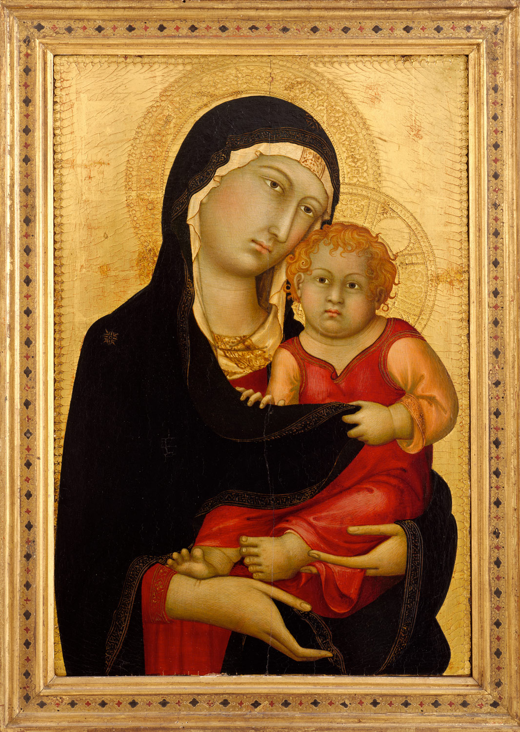 1066x1500 Madonna And Child Simone Martini 1975.1.12 Work Of Art - Madonna And Child Painting