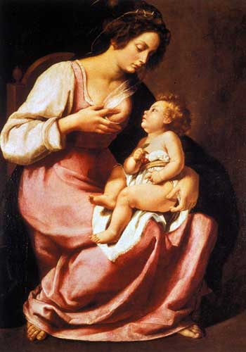 350x500 Madonna And Child - Madonna And Child Painting