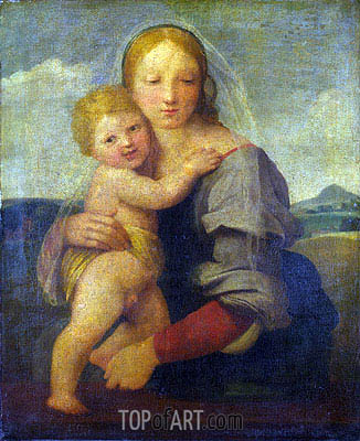 326x400 The Madonna And Child (The Mackintosh Madonna) Raphael - Madonna And Child Painting