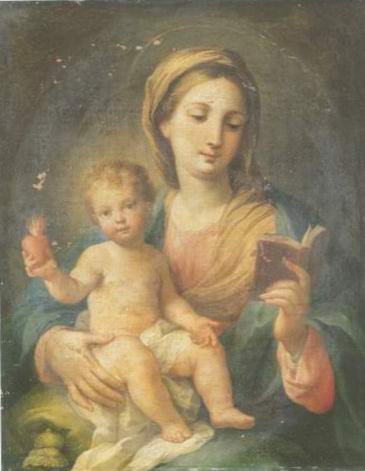 365x471 The Madonna And Child Painting, Asebastiano Ceccarini Paintings - Madonna And Child Painting