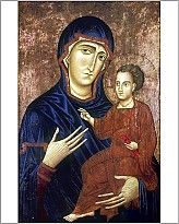 164x205 Madonna And Child. Berlinghiero (Active By 1228, D1236) Italian - Madonna And Child Painting Berlinghiero