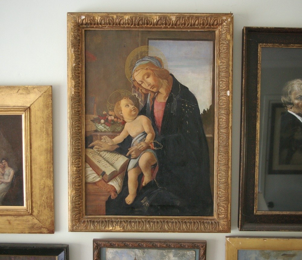 1000x861 The Sincerest Form Of Flattery And Botticelli'S - Madonna Of The Book Painting