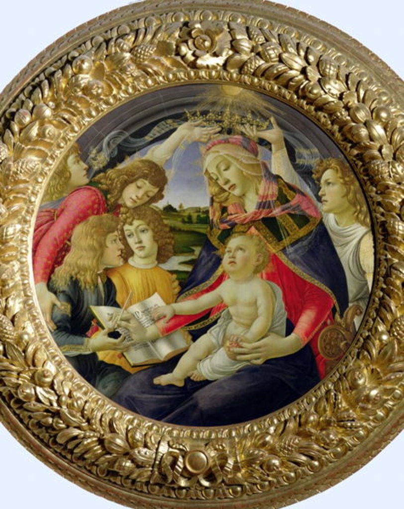 Madonna Of The Magnificat Painting At PaintingValley.com | Explore ...