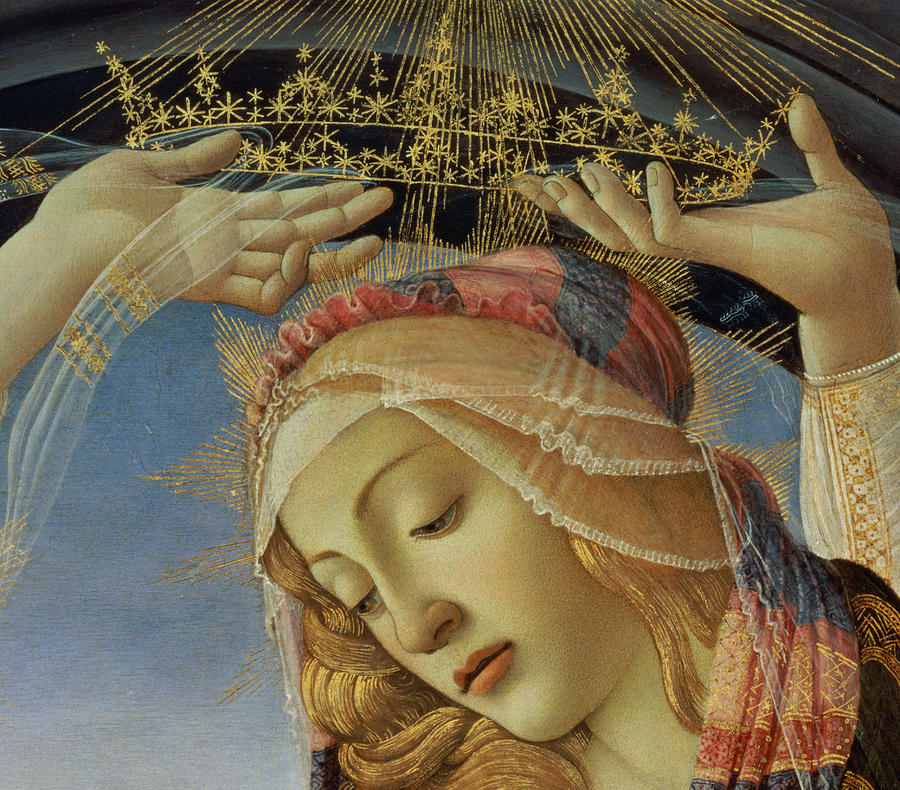 900x790 The Madonna Of The Magnificat Painting By Sandro Botticelli - Madonna Of The Magnificat Painting
