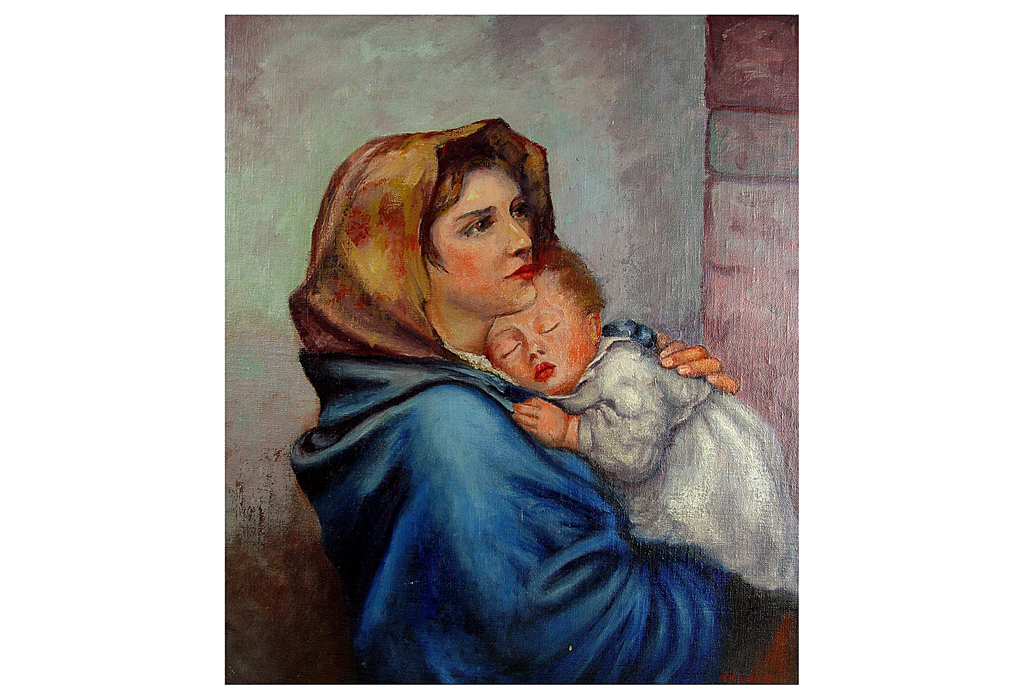1471x1000 Madonna Of The Streets Omero Home - Madonna Of The Streets Painting