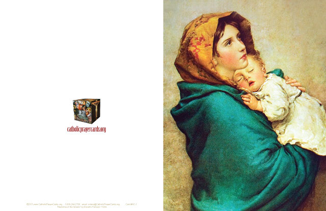 640x414 Madonna Of The Streets Note Card - Madonna Of The Streets Painting