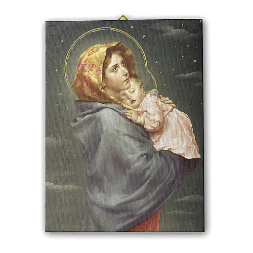 500x500 Painting On Canvas Madonna Of The Streets 40x30 Cm Online Sales - Madonna Of The Streets Painting