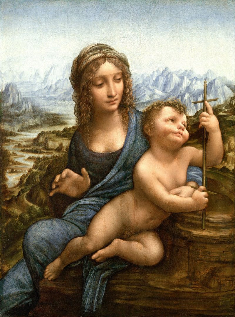 800x1077 Madonna Of The Yarnwinder - Madonna Painting