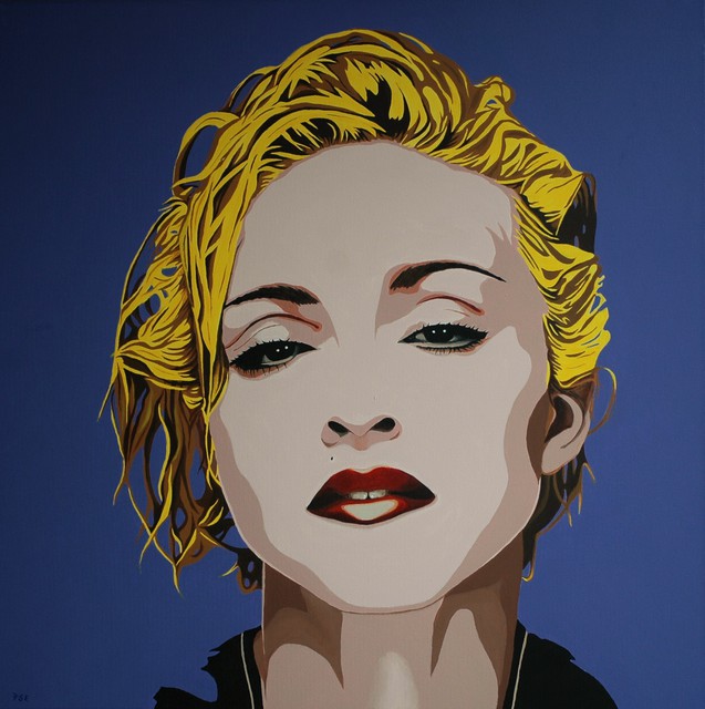 637x640 Peter Seminck Artwork Madonna Original Painting Acrylic - Madonna Painting