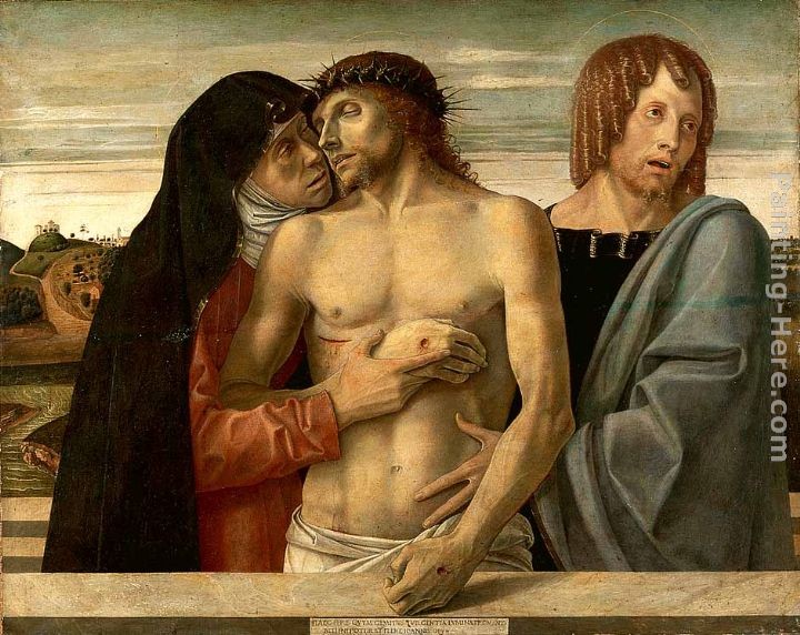 720x572 Giovanni Bellini Dead Christ Supported By The Madonna And St. John - Madonna Painting