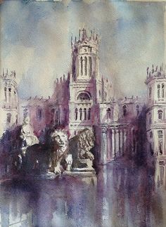 236x323 25 Best Watercolor Painting Images On Water Colors - Madrid Painting